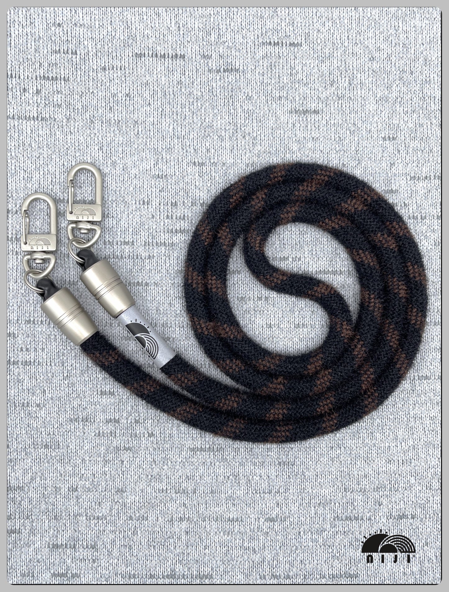 "FLUFFY FURRY COLLECTION"  10mm Black W brown tracer