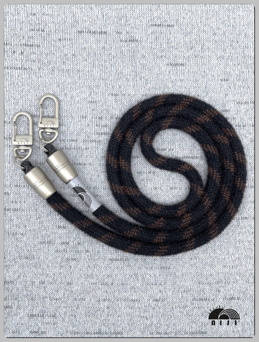 "FLUFFY FURRY COLLECTION"  10mm Black W brown tracer