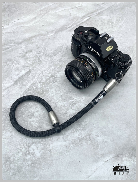 10mm camera / mobile wrist strap black color