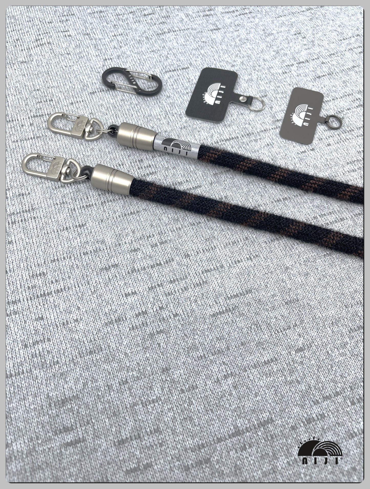 "FLUFFY FURRY COLLECTION"  10mm Black W brown tracer