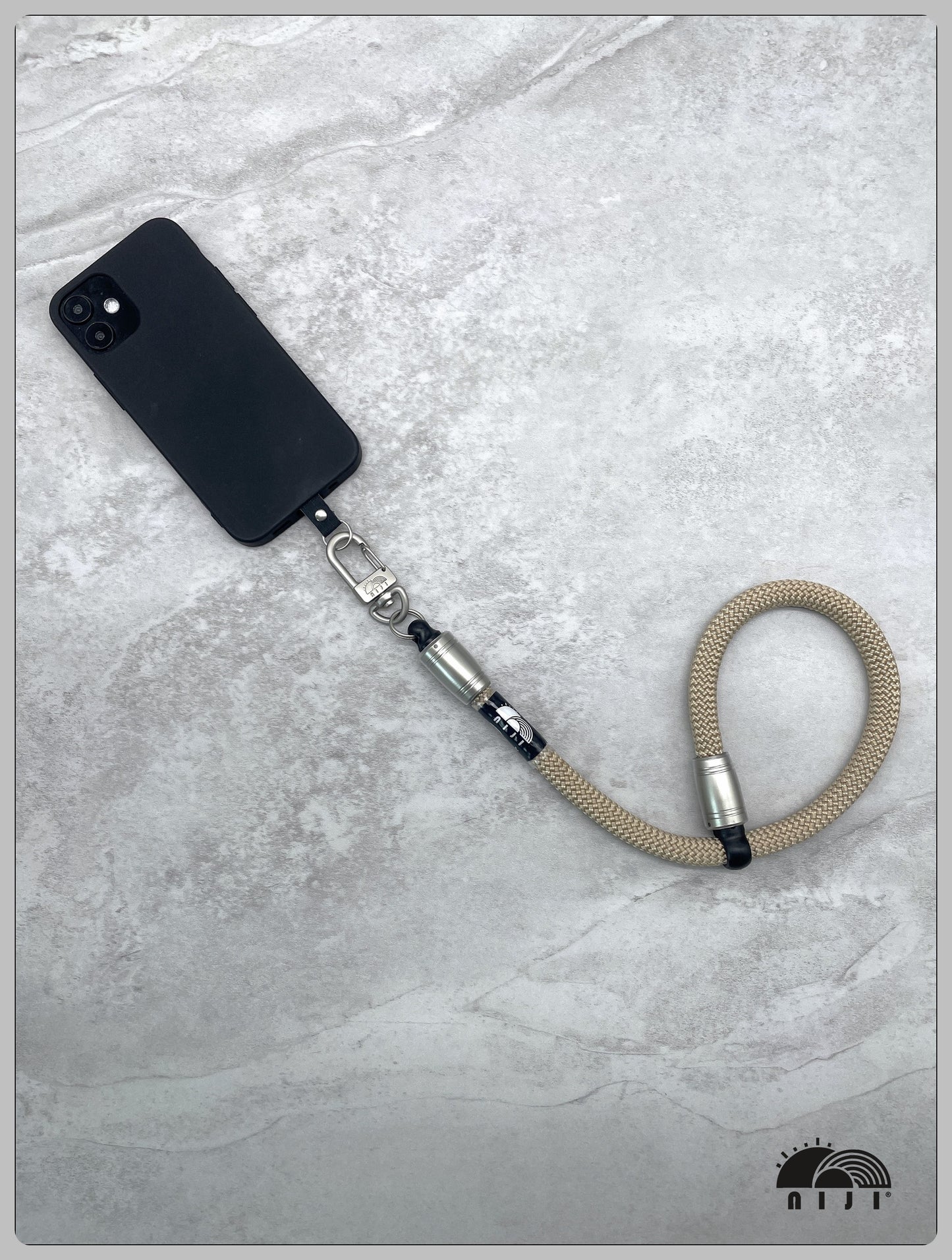 10mm camera / mobile wrist strap Khaki color