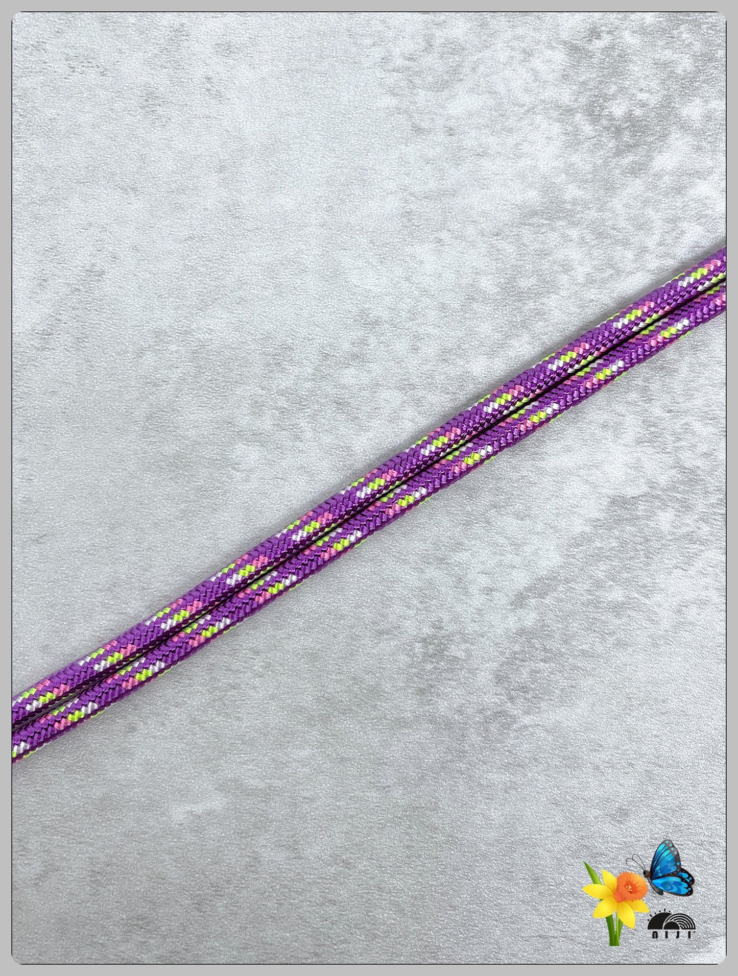 "SS25 Special" 4.5mm Wrist Strap Mountaindax Purple w pink white & lime tracer
