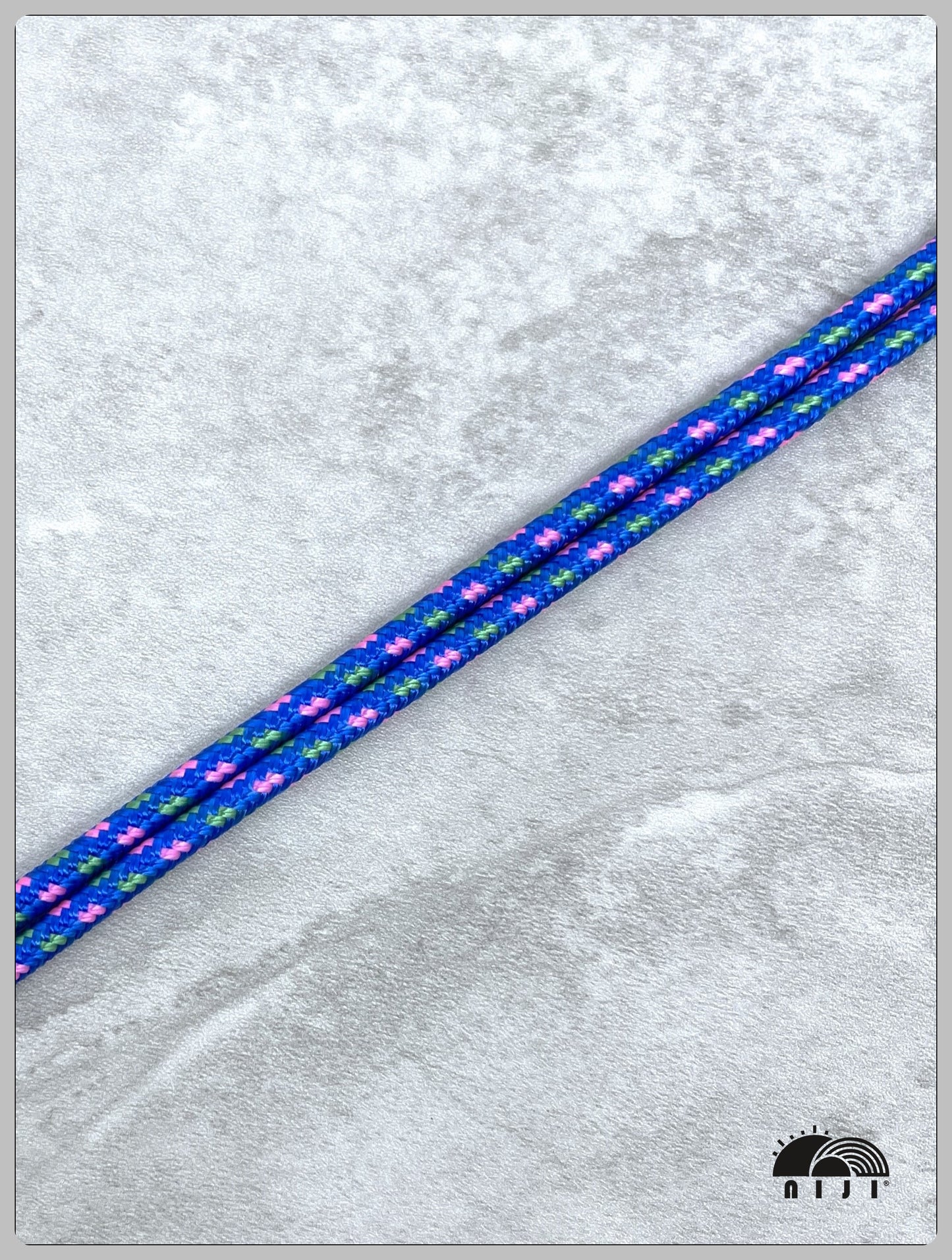 5mm Wrist Strap Mountaindax Blue w pink & green tracer