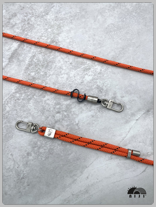 7mm Orange w blk tracer