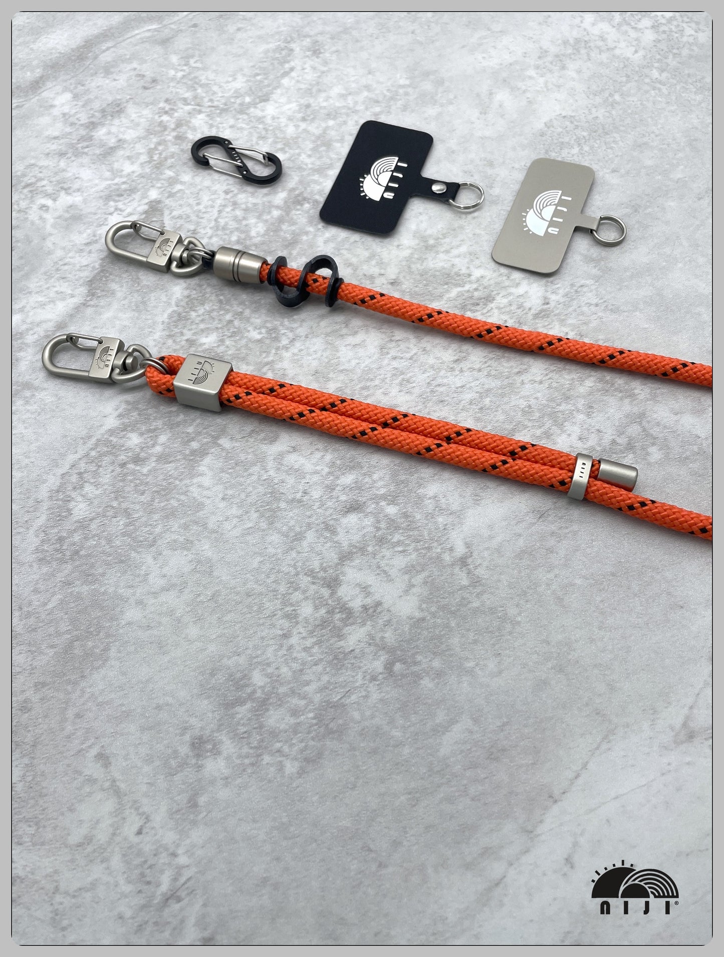 7mm Orange w blk tracer