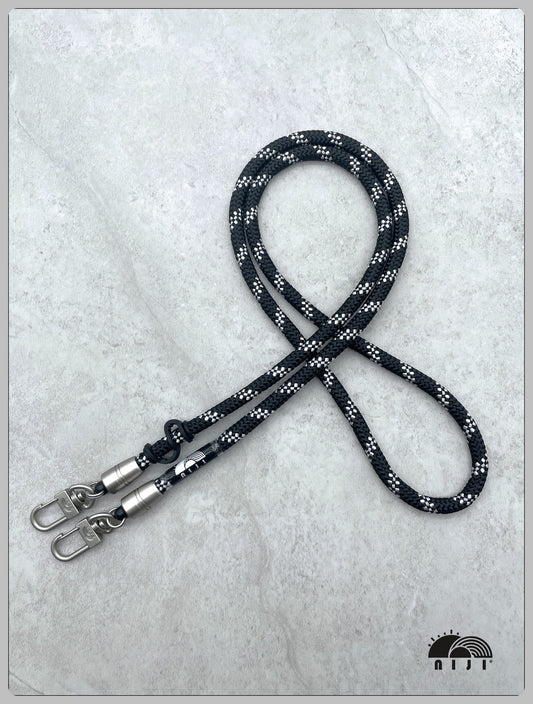 8mm Black with White & Reflective tracer