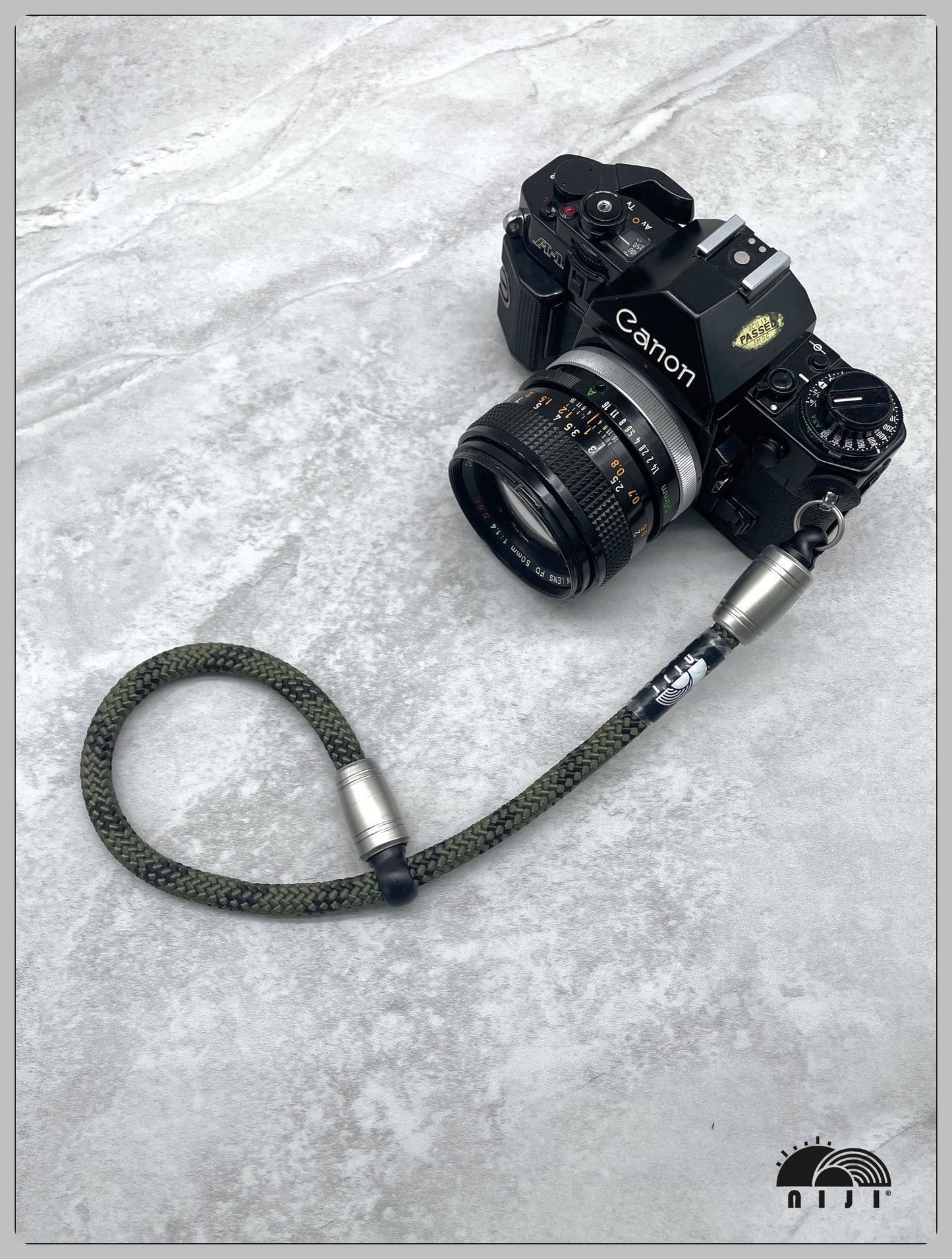 9.5mm camera / mobile wrist strap Camo