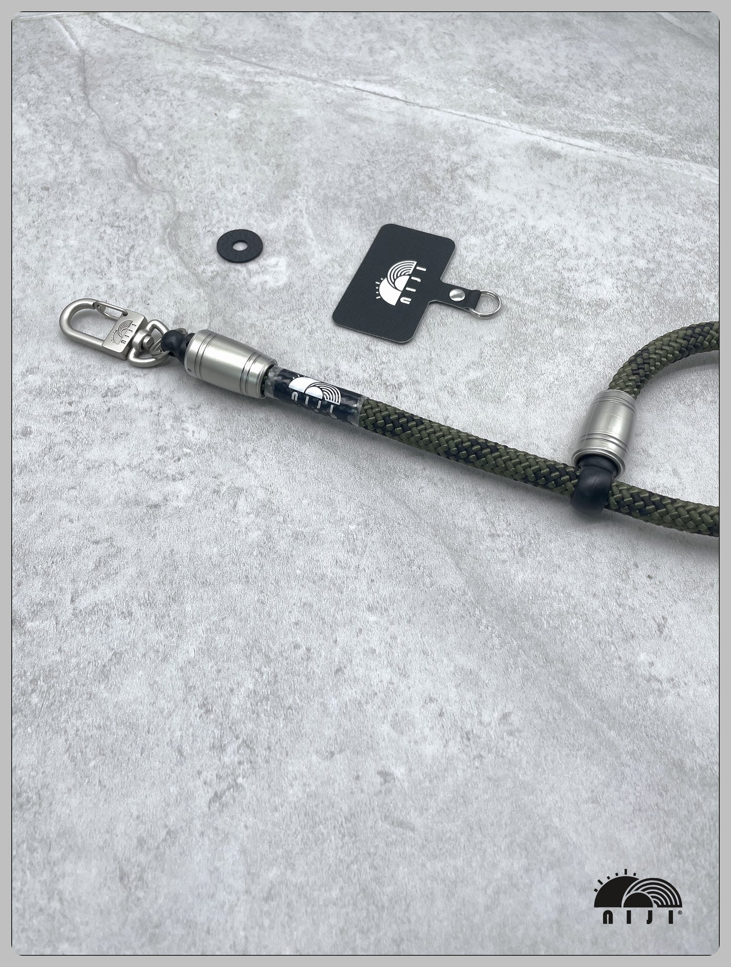 9.5mm camera / mobile wrist strap Camo