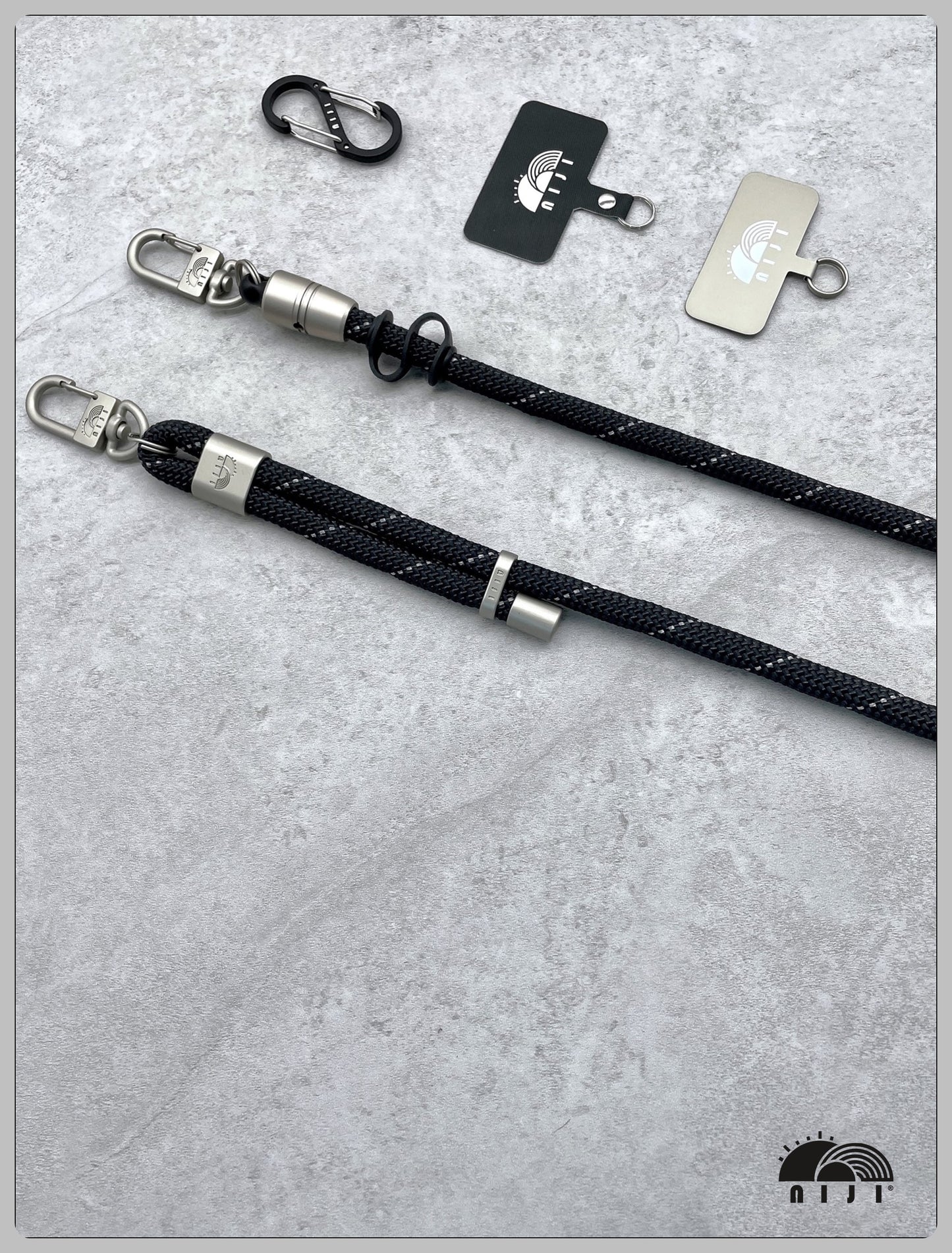 9mm Black reflective