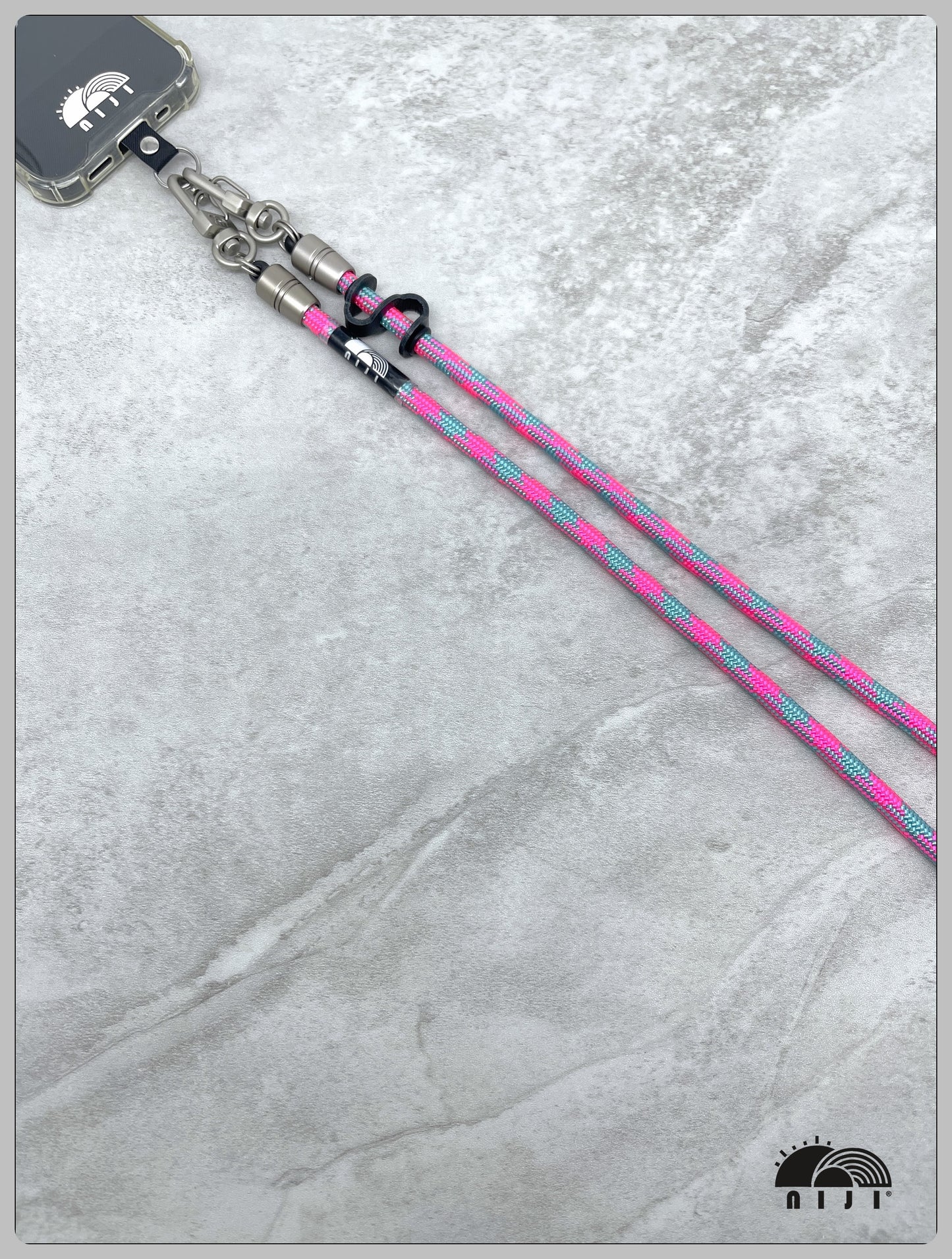 "SS25 Special" 6.5mm Petal pink w aqua tracer 1