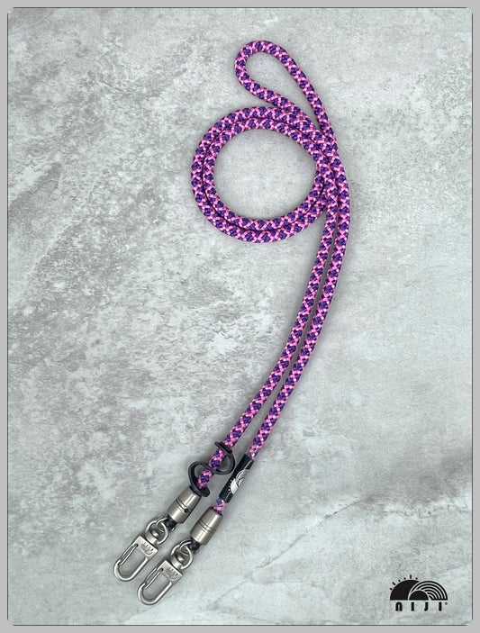 6mm Pink & Purple Blue diamond pattern