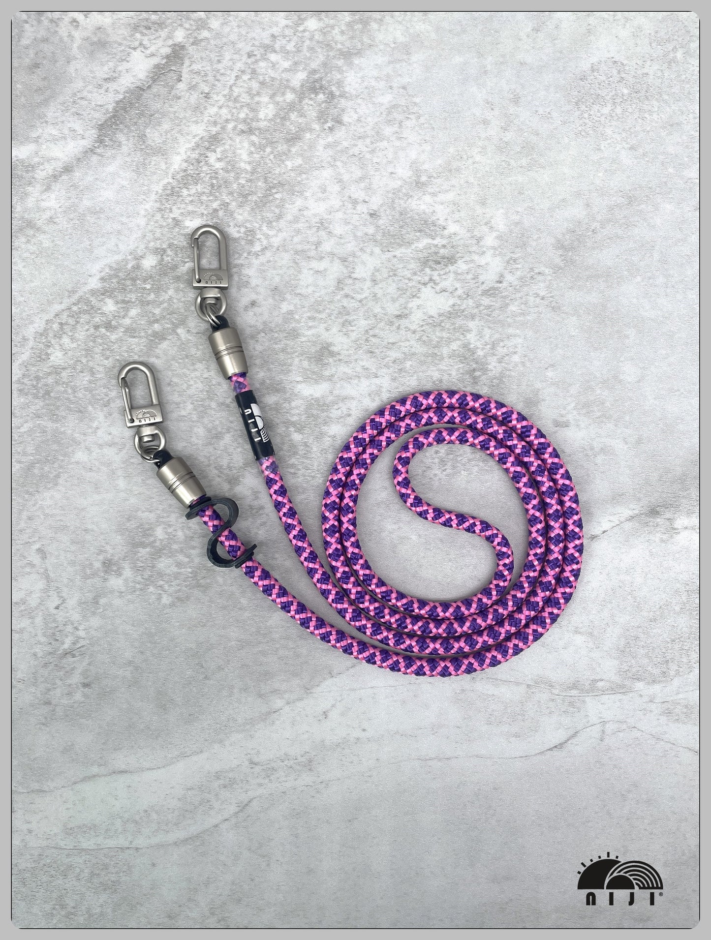6mm Pink & Purple Blue diamond pattern