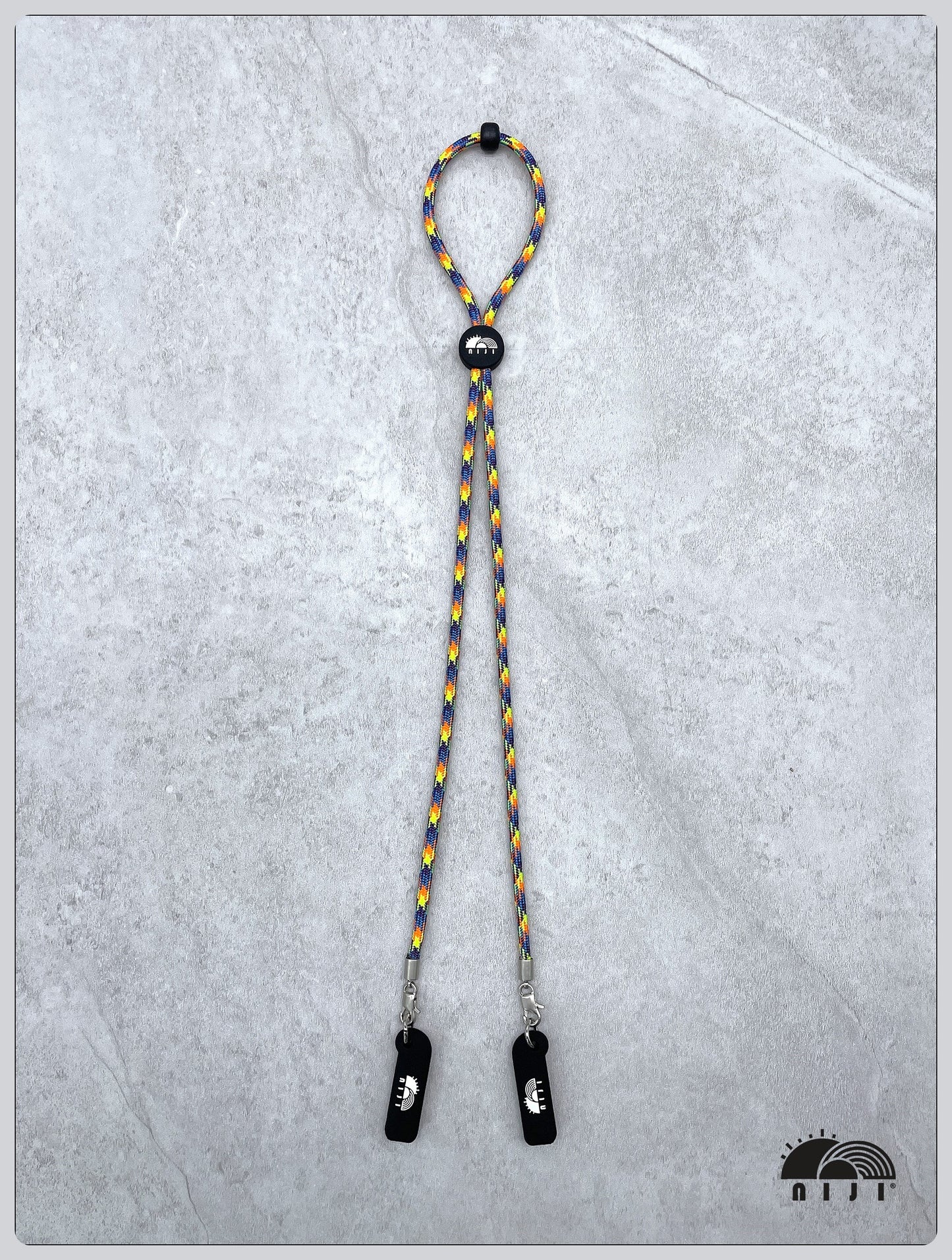 "NEW COLLECTION" niji earbud / sunglasses strap Jawbreaker pattern