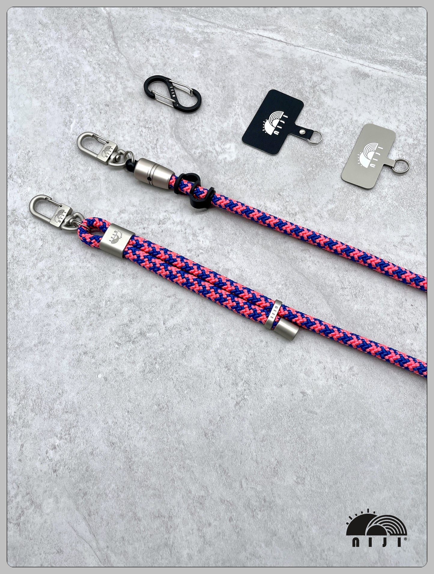9.5mm Pink & Blue check