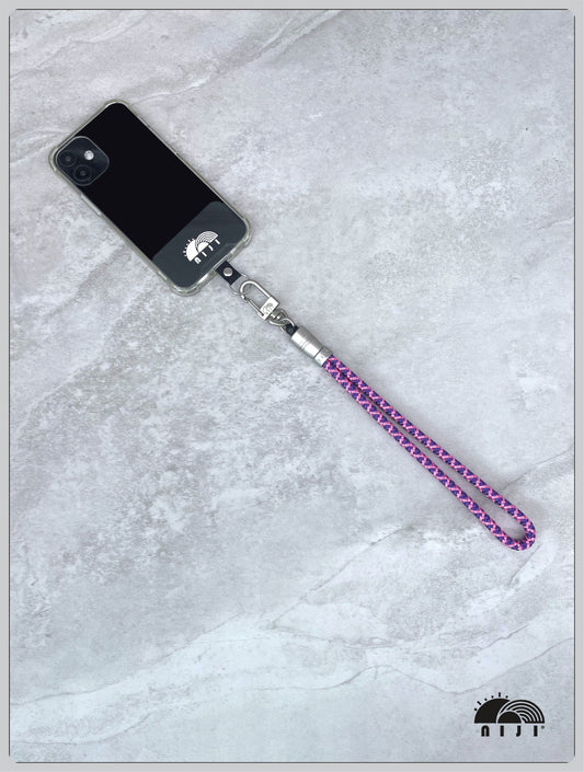6mm Pink & Purple diamond pattern