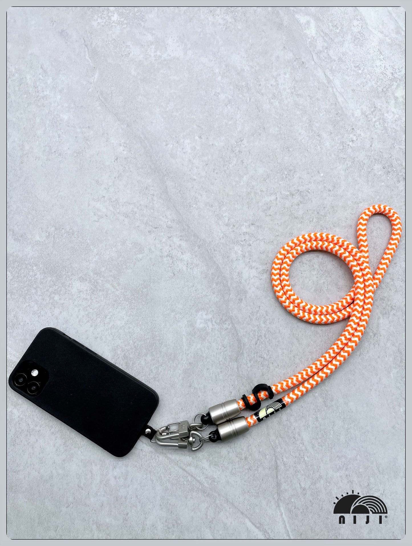 8.5mm Glow in the dark Crown pattern / Orange color