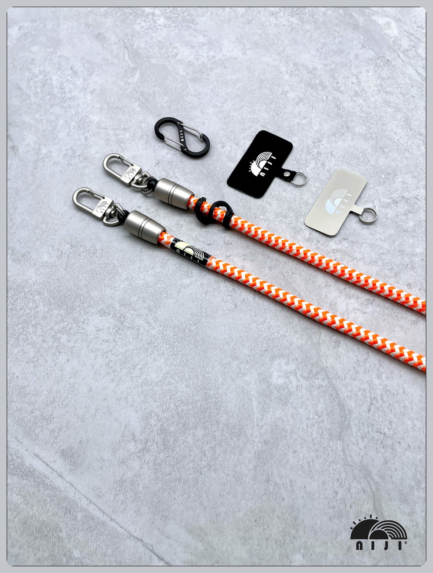 8.5mm Glow in the dark Crown pattern / Orange color