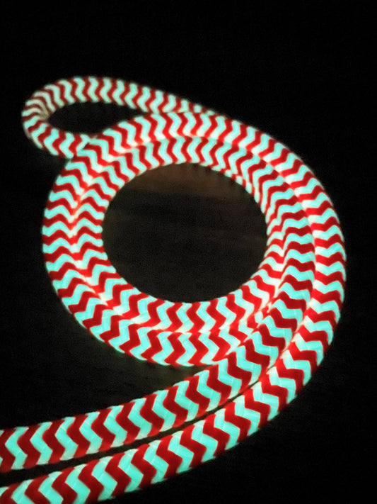 8.5mm Glow in the dark Crown pattern / Orange color