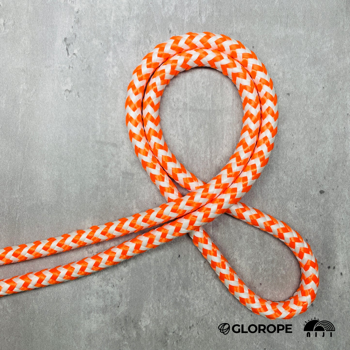 Glow in the dark 9.5mm Crown pattern / Orange color
