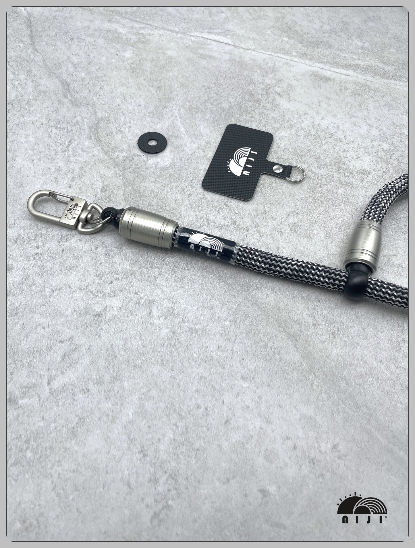 "SS25 NEW COLLECTION" 10mm camera / mobile wrist strap Shadow