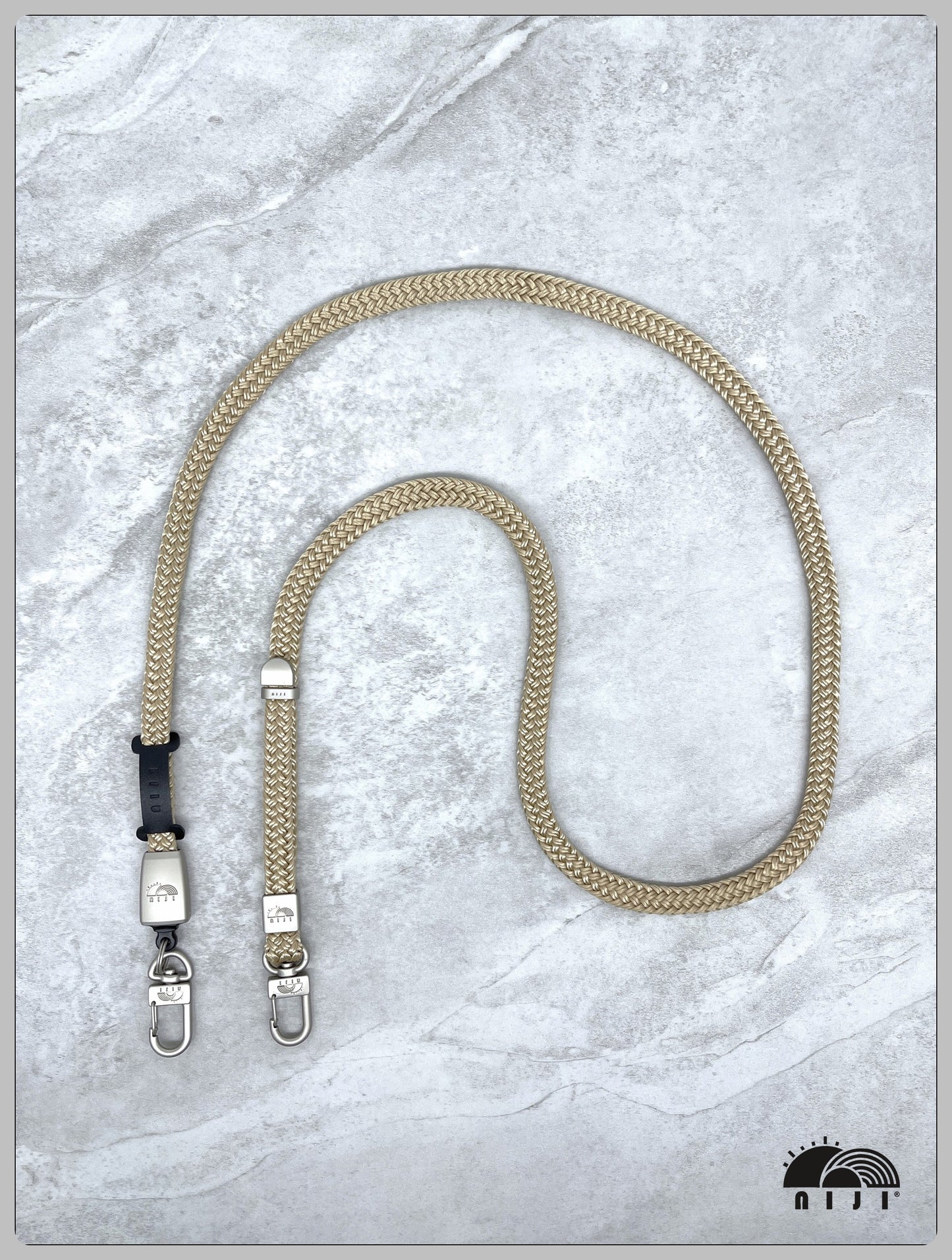 12mm coreless double braided Khaki color