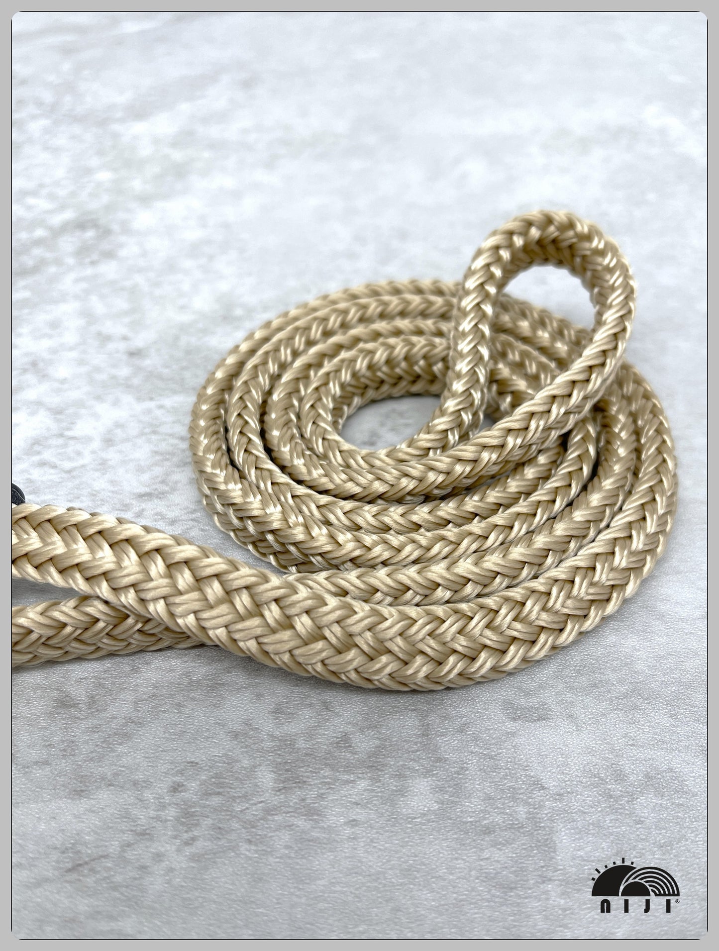 12mm coreless double braided Khaki color