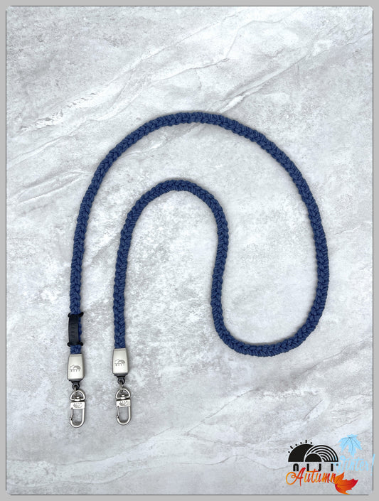 "AW26" 12mm Cotton Denim blue color