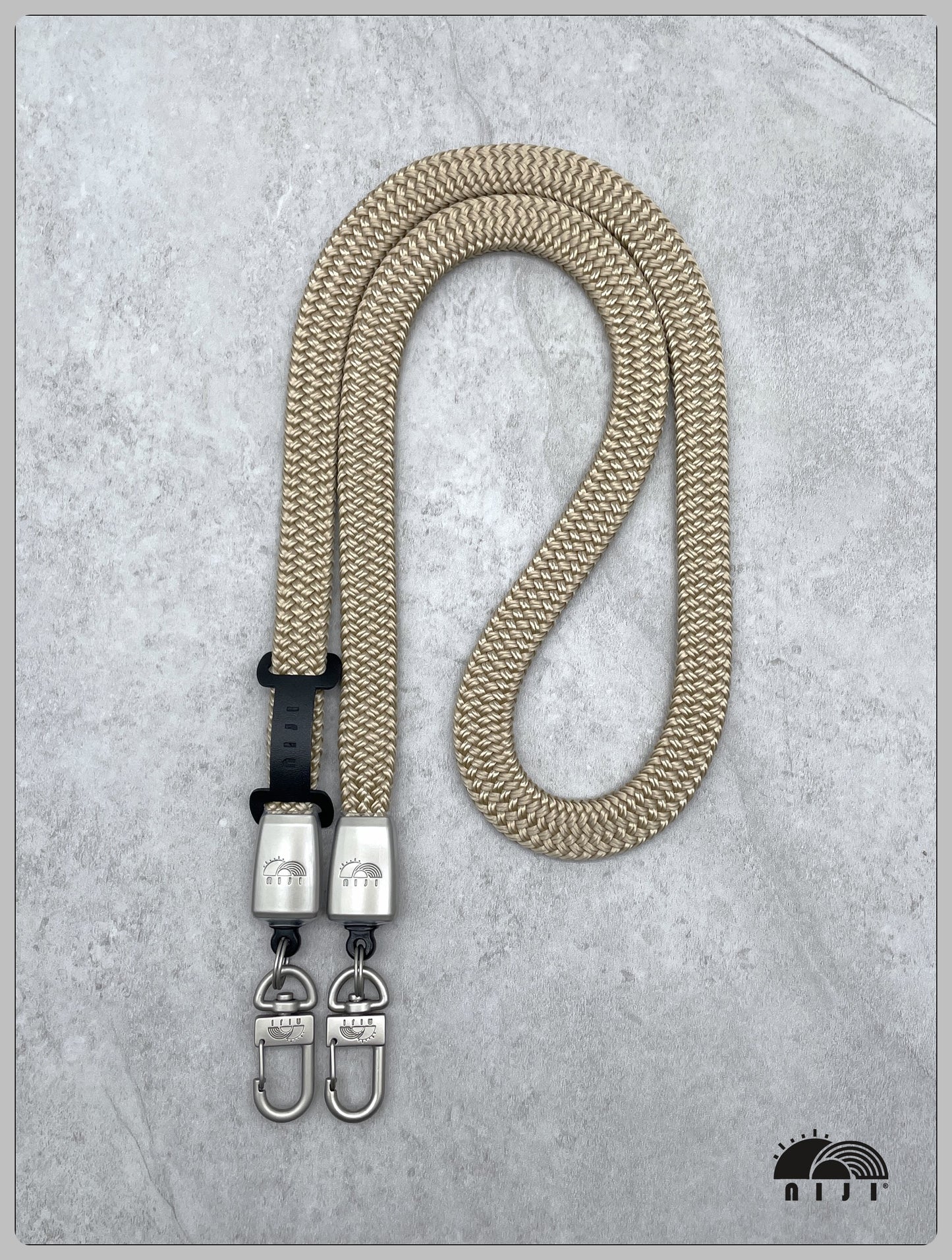14mm coreless mobile strap Beige color
