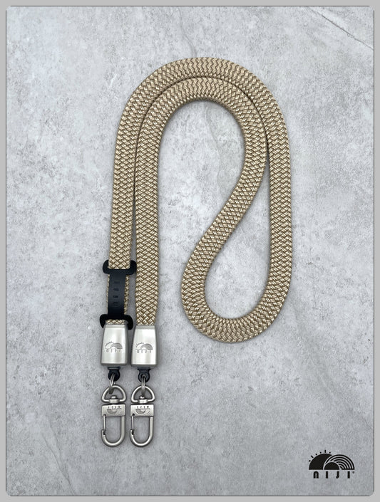 14mm coreless mobile strap Beige color