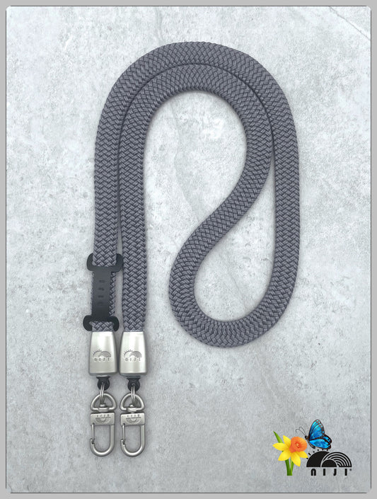 14mm coreless mobile strap Cool grey color