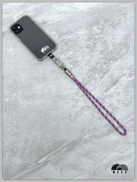 4.5mm Wrist Strap Mountaindax Purple w pink white & lime tracer