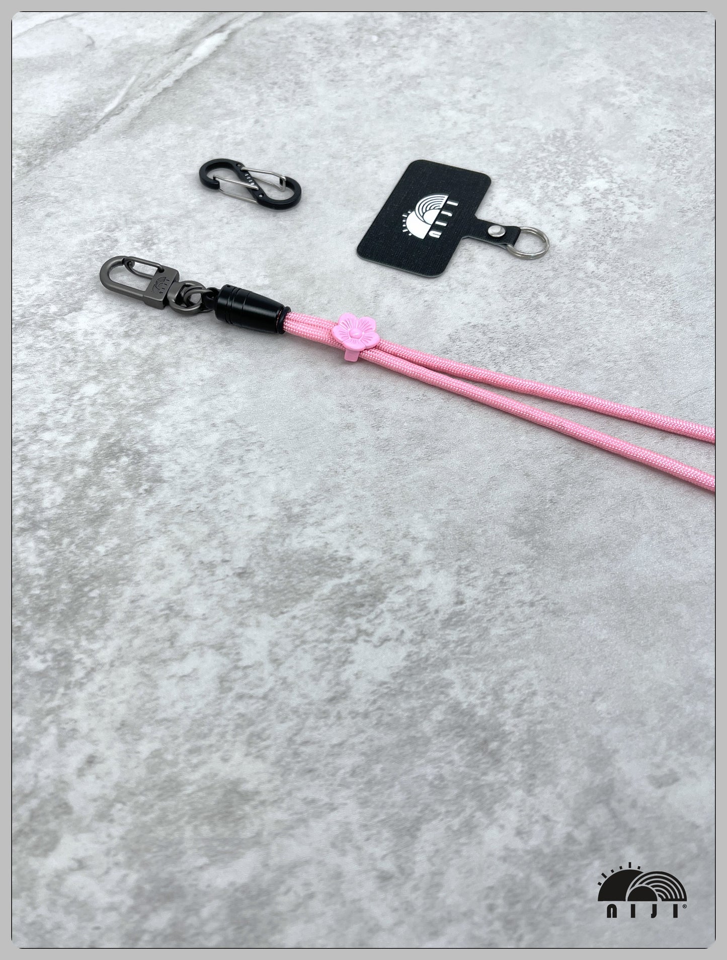 "SS26" 4mm Wrist Strap Light Pink Color