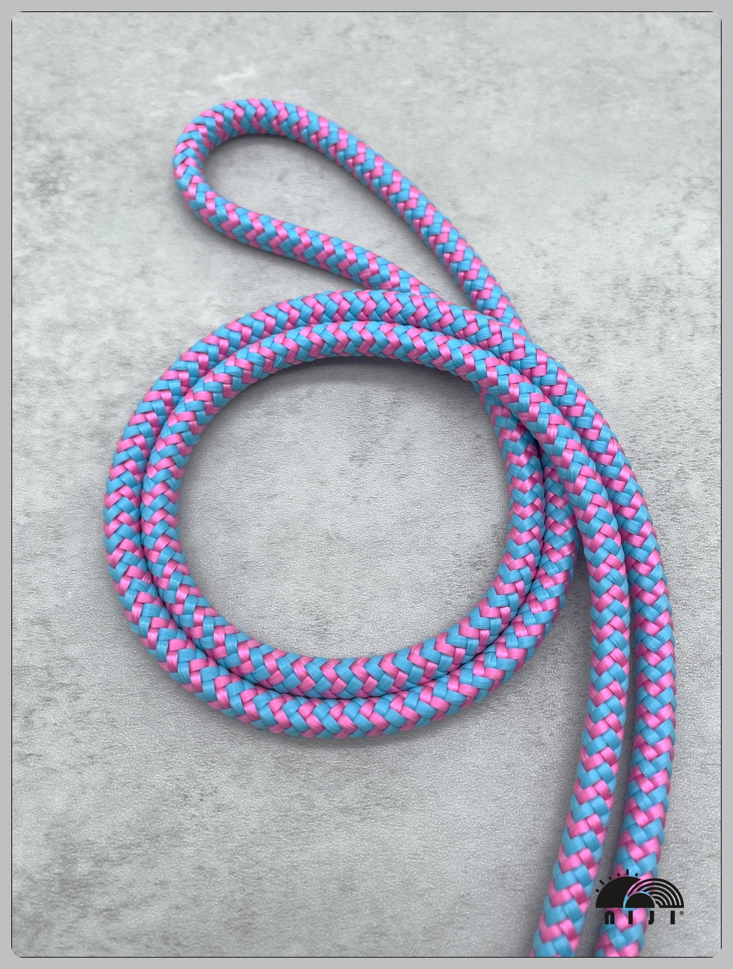 "SS24 New arrival" 6mm Light pink & Maya blue crown pattern