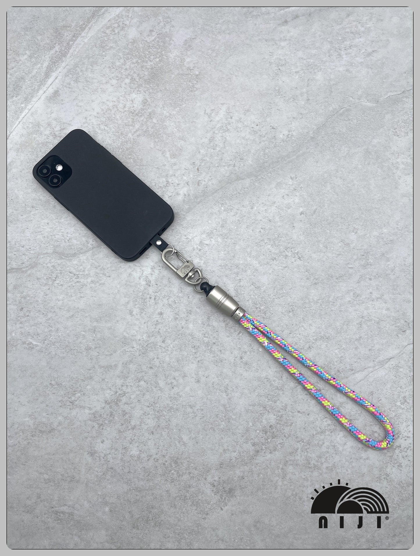 "Wrist strap" 6mm Pastel pattern