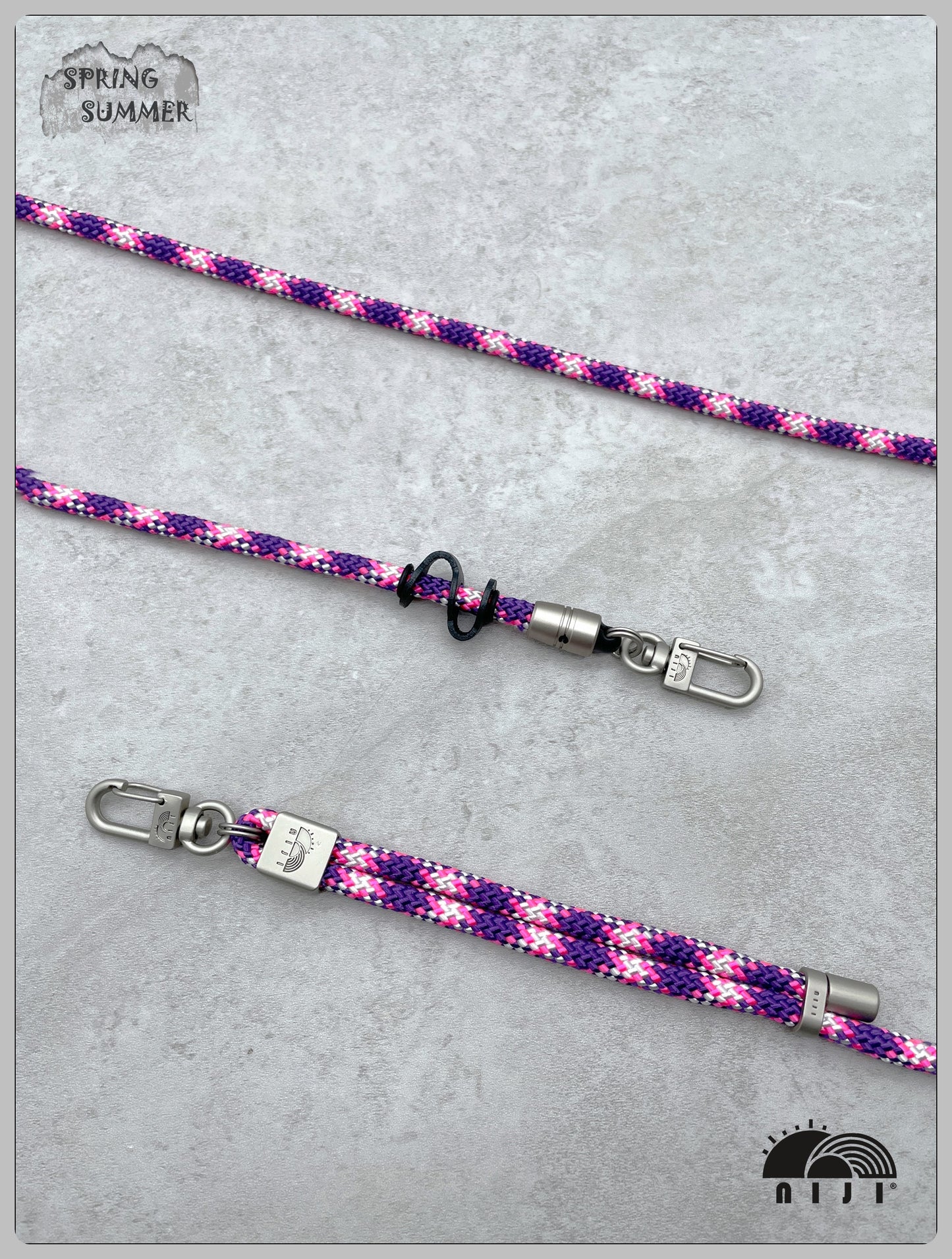 "SS24 new arrival"PM phone strap 7mm Purplelicious