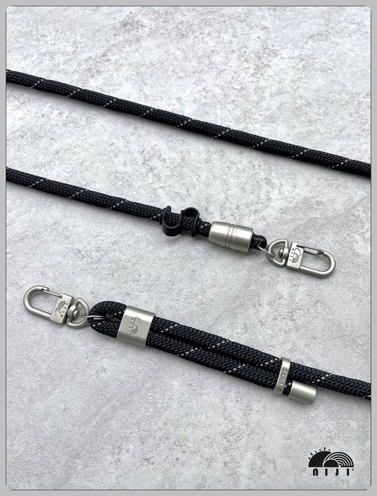 "AW24 New arrival" PM phone strap 9mm Black reflective