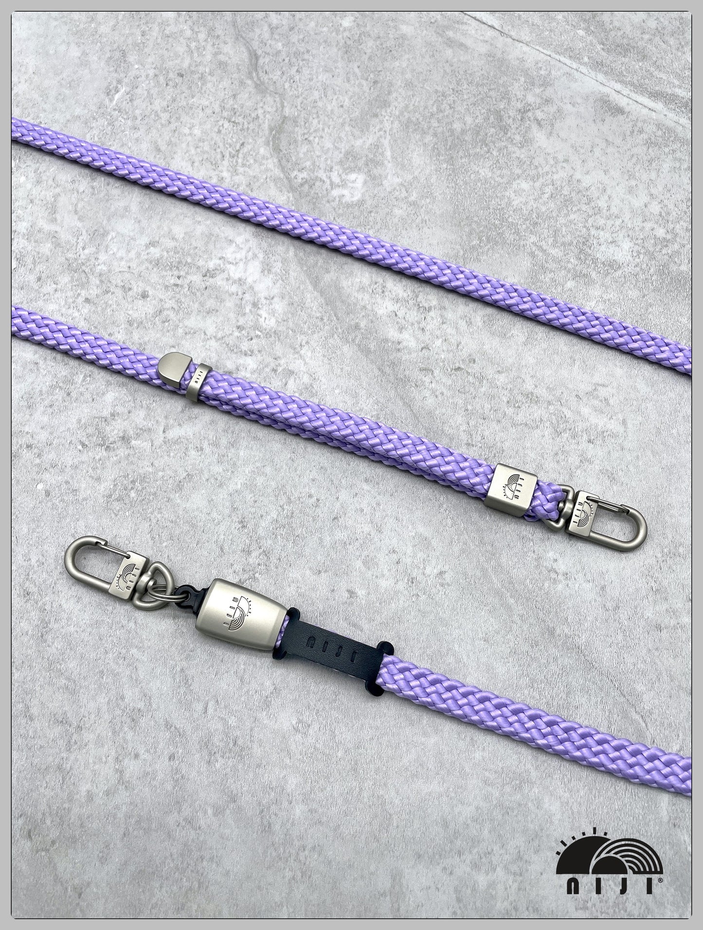 "Coreless flat strap" 12mm Lilic