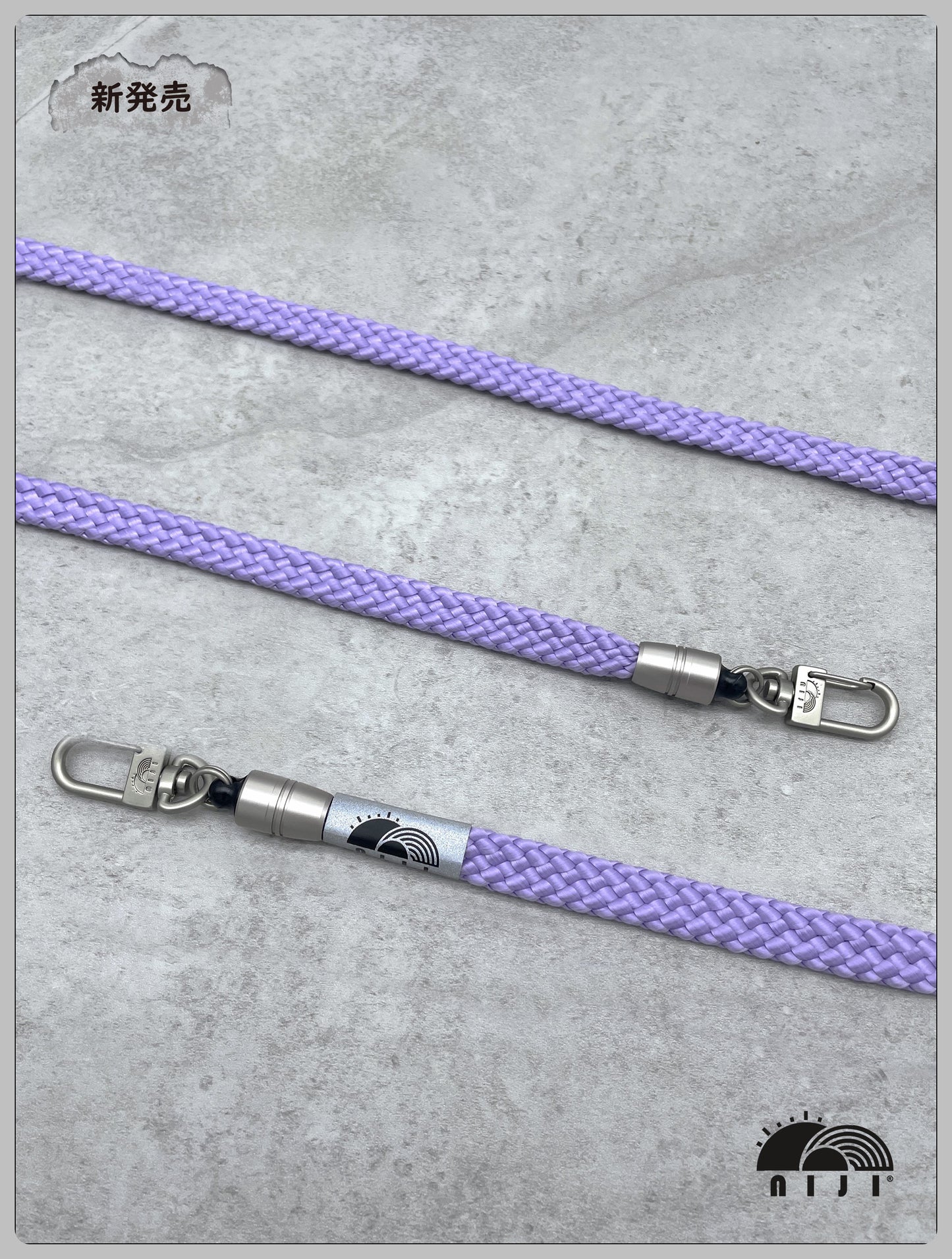 12mm Coreless mobile strap Lilic color