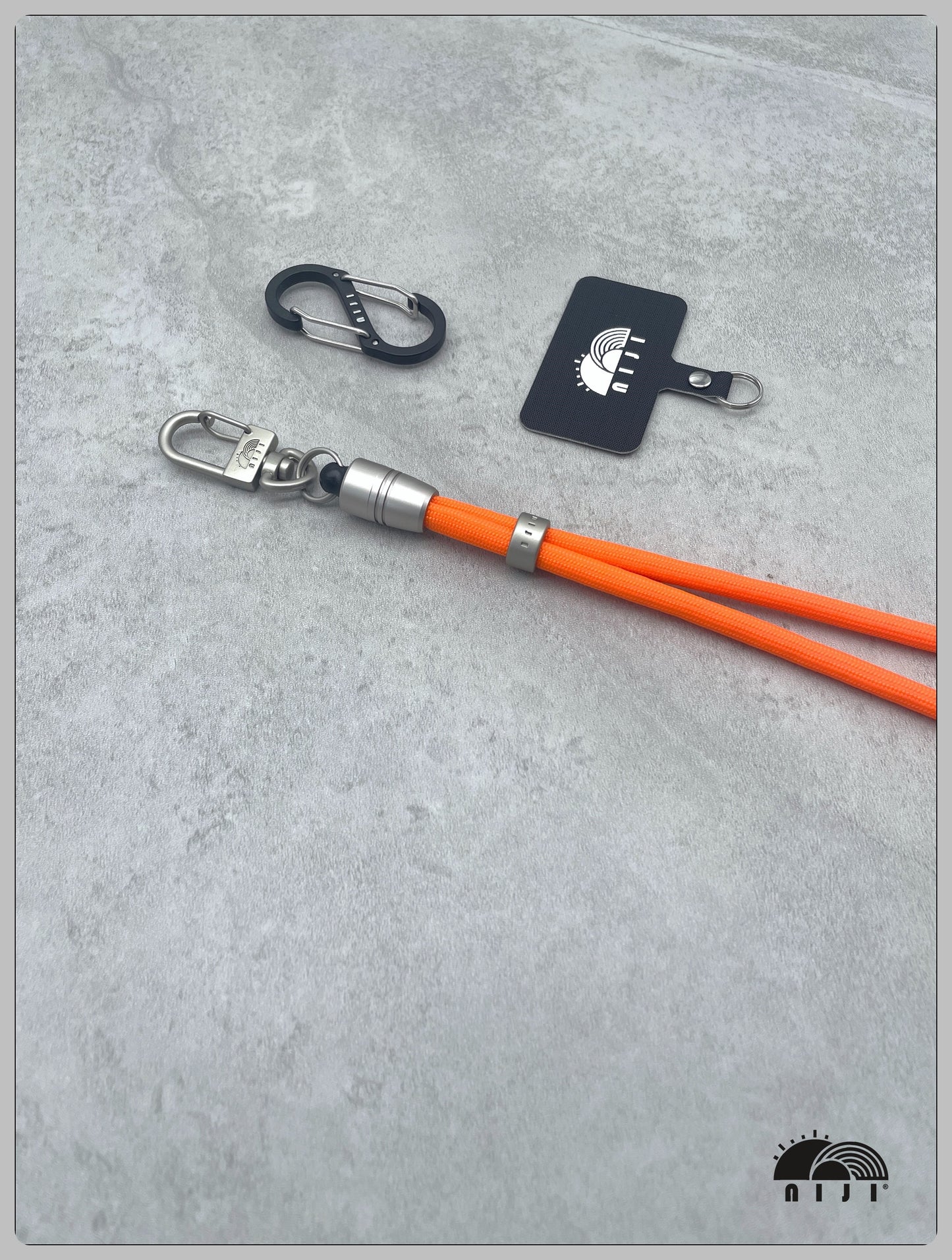 5.6mm wrist strap Neon orange color