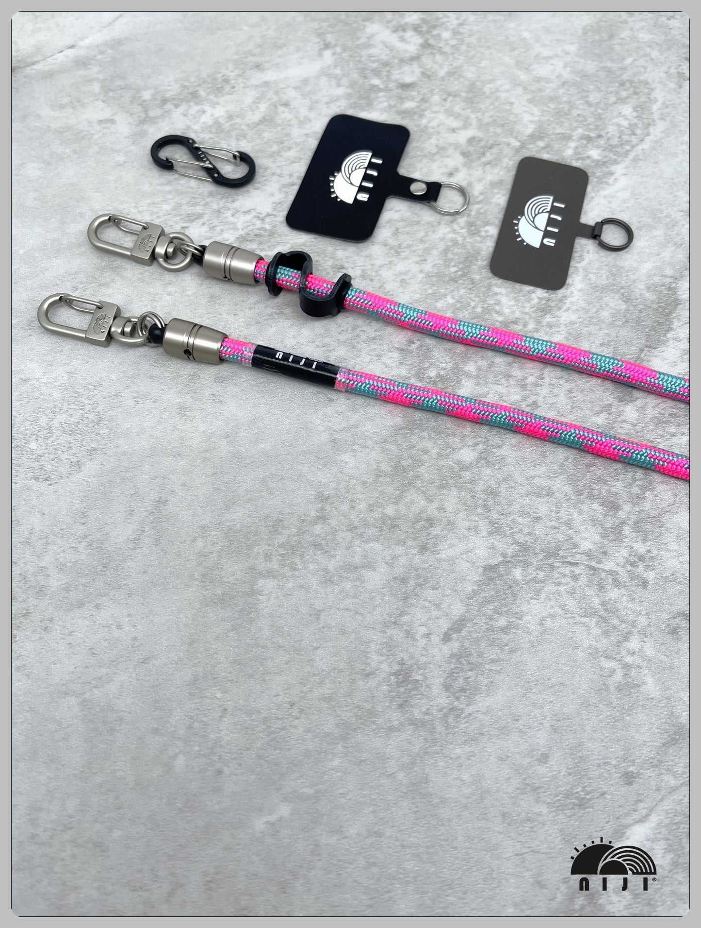 "SS25 Special" 6.5mm Petal pink w aqua tracer 1