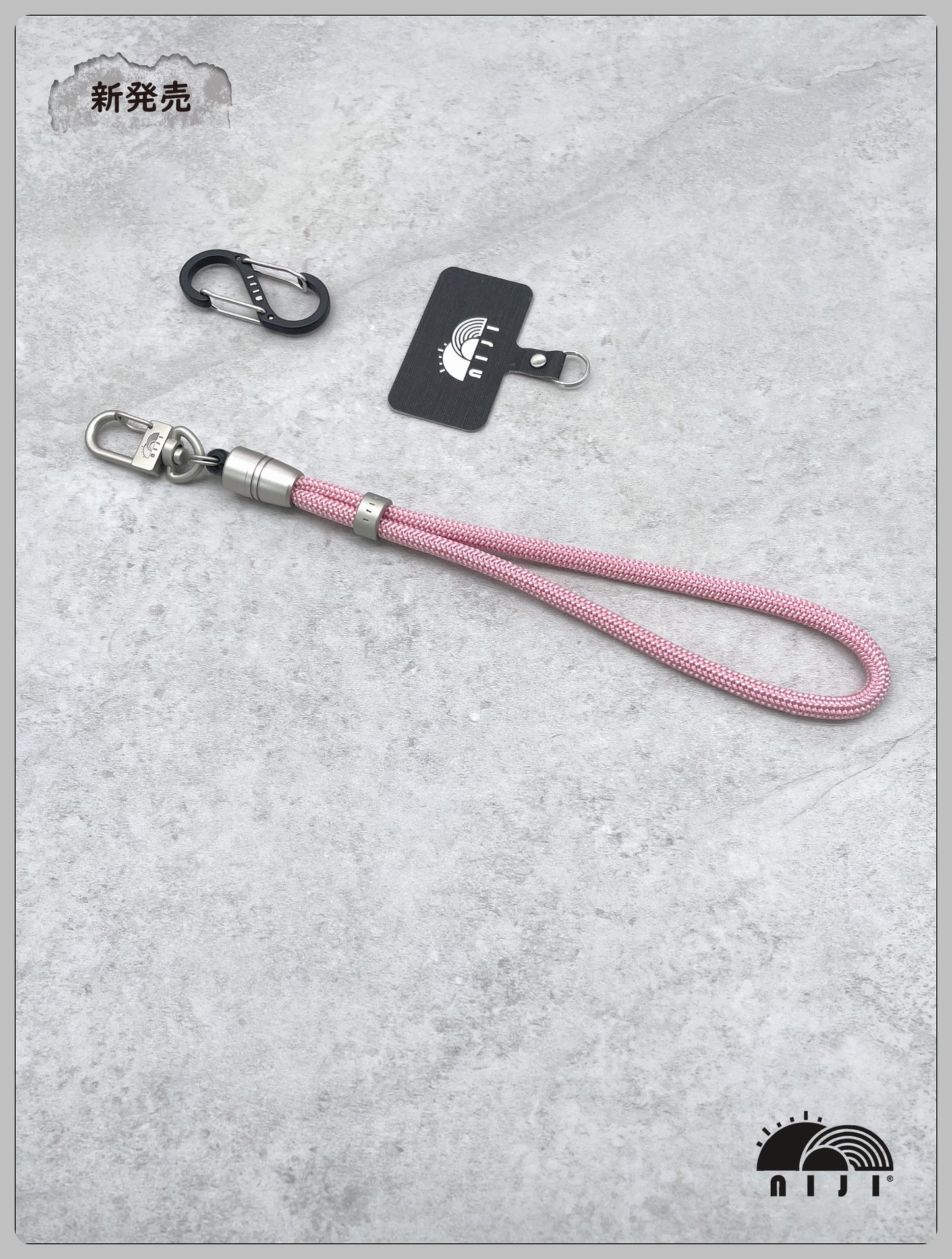 "Wrist strap" 6mm Light Pink color