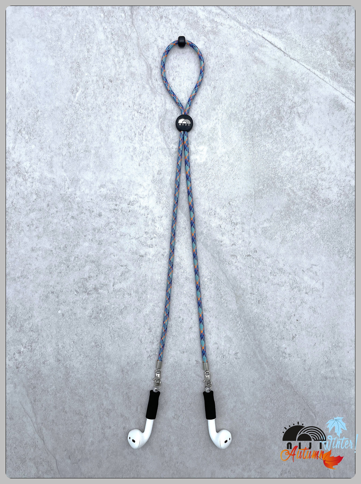 "AW26" niji earbud / sunglasses strap Nebula