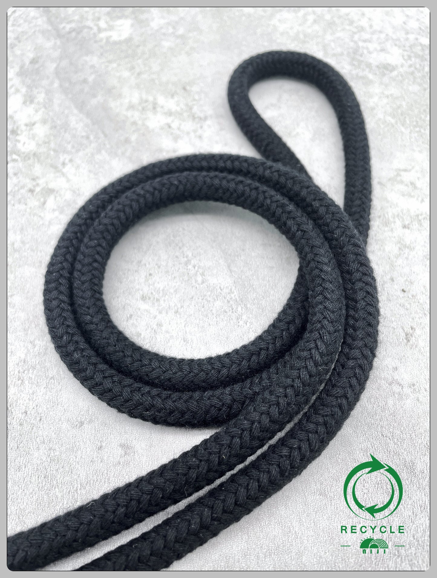 *eco-friendly cotton* 9mm Black color