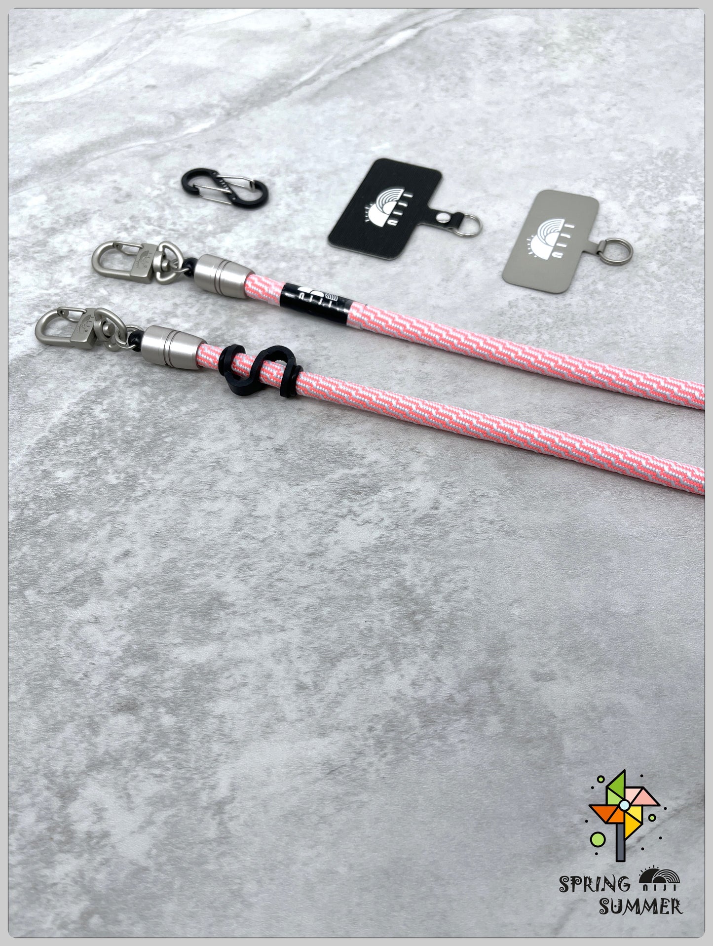 "SS26 New arrival" 7.5mm Pink/wave pattern