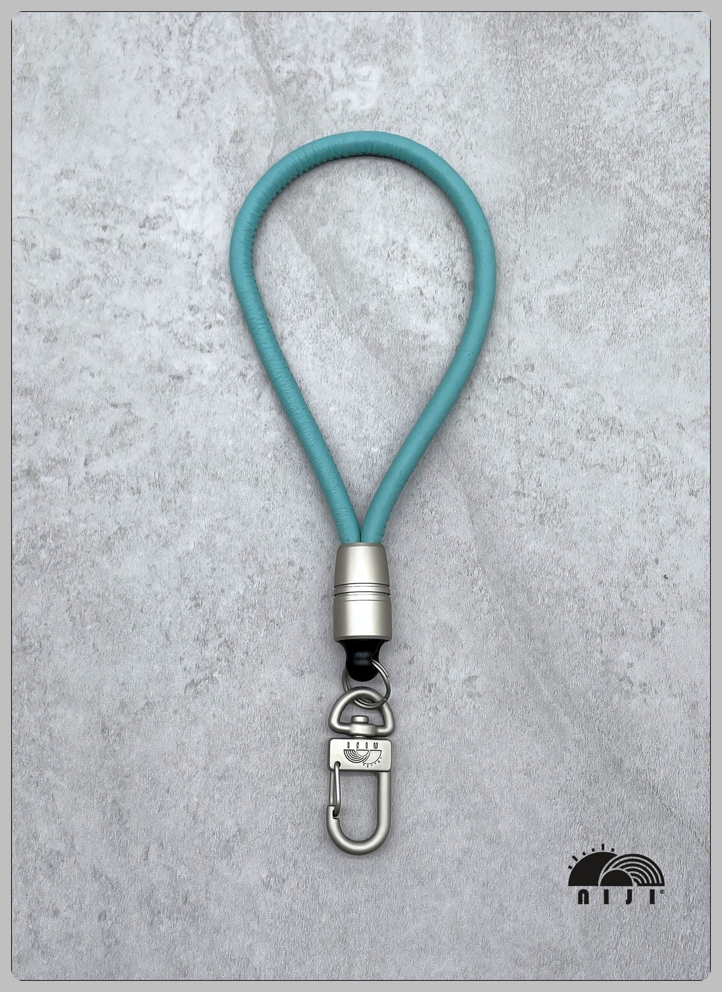 *New arrival*　Nappa Leather wrist strap Teal color