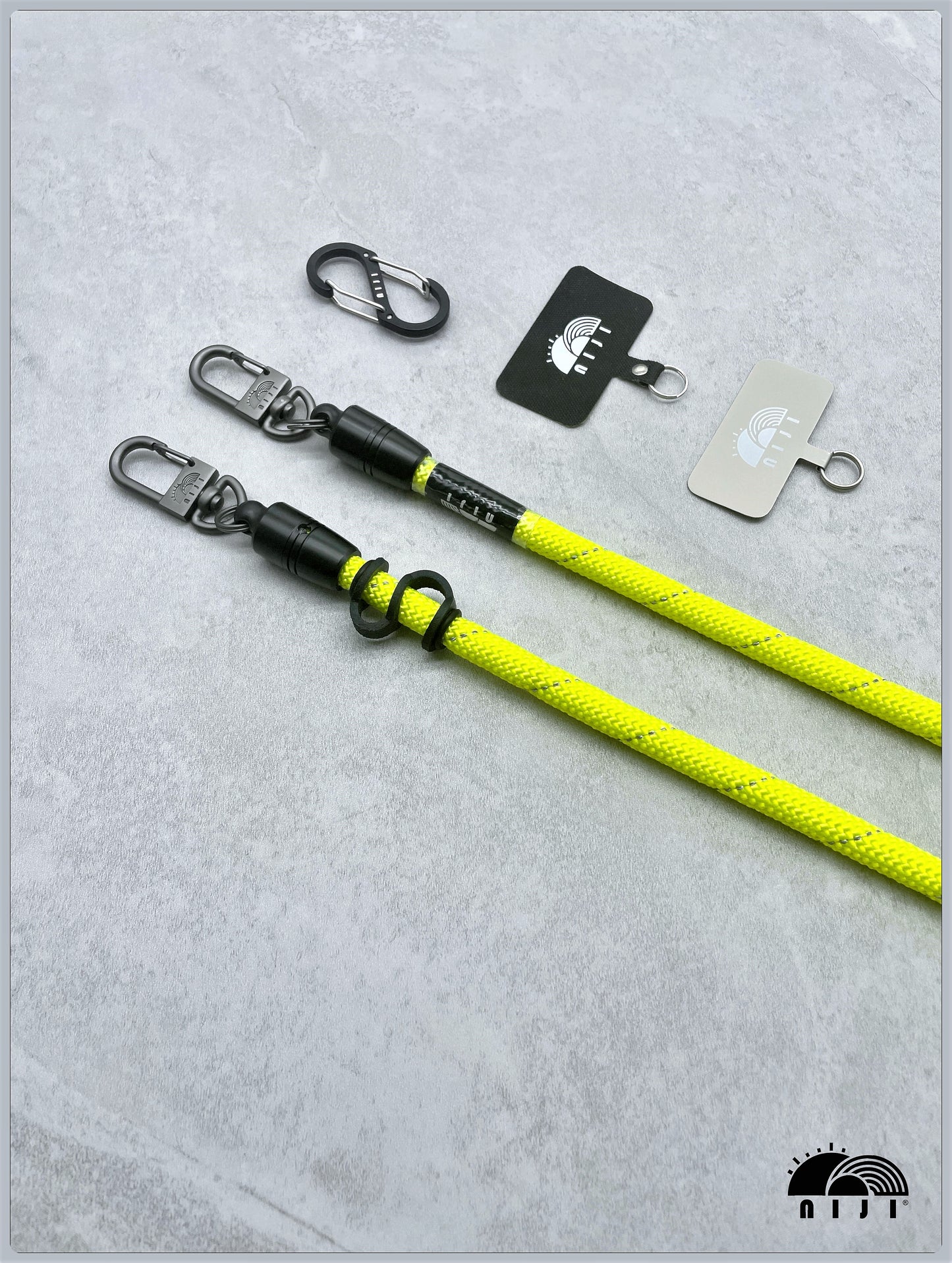 9.5mm fluorescent yellow w reflective tracer