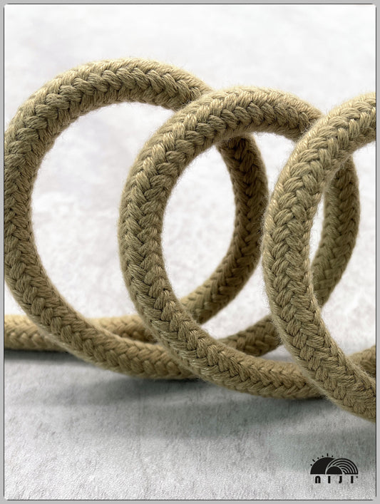 Spun cord 9mm Beige color