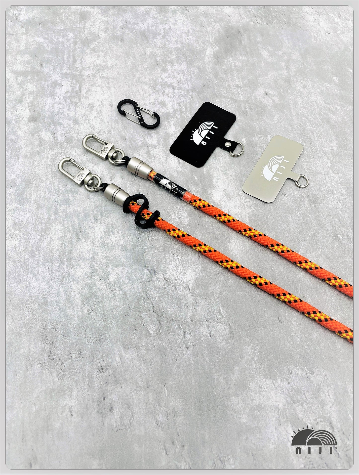 7mm Orange w yel & blk tracer color