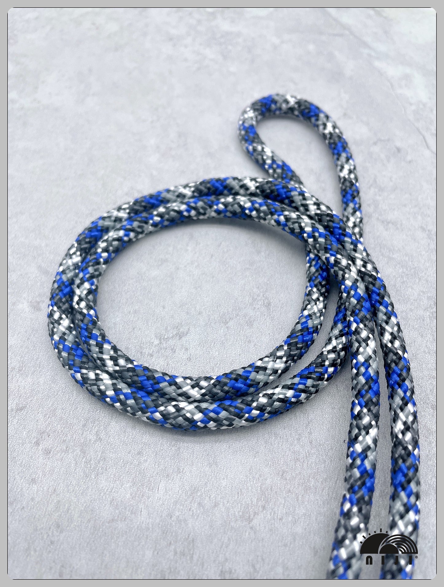 7mm blue w white & black tracer