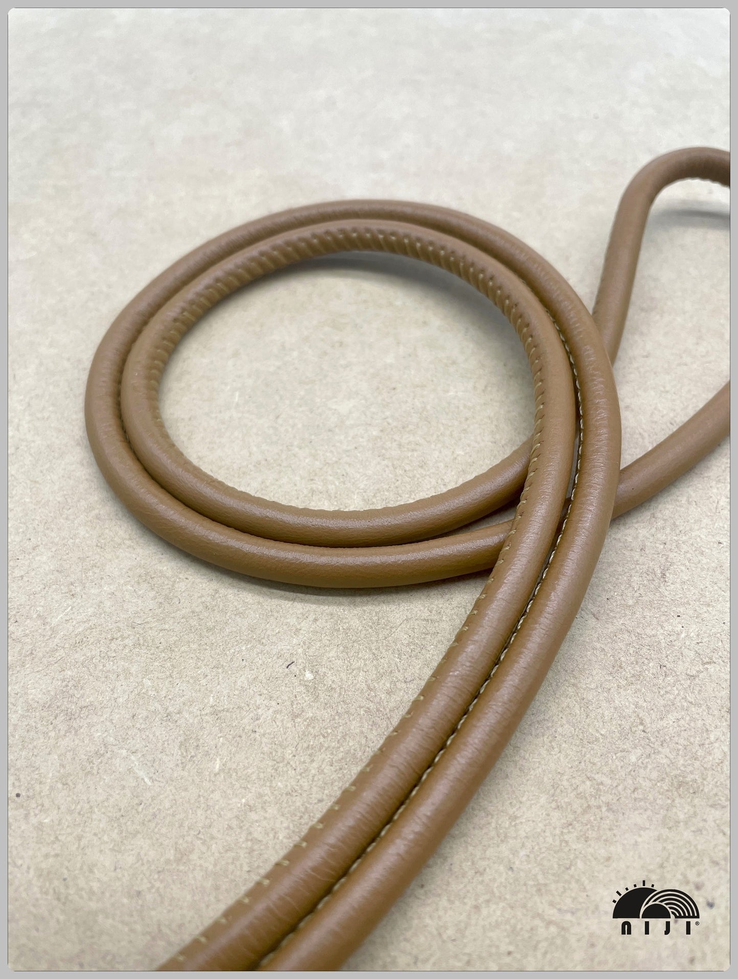 "Nappa leather mobile strap" 6mm Brown color